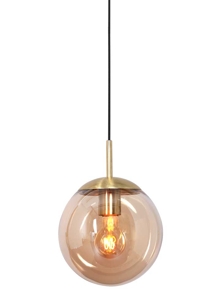 Voeg Stijlvolle Elegantie toe aan je Interieur met een Hanglamp met Meerdere Glazen Bollen in Rookglas